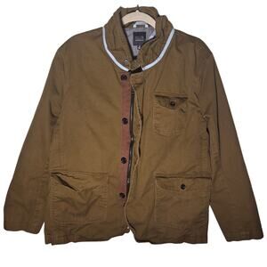 Blue by Saks Fifth Avenue Brown/Green Field Jacket Small